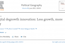 Digital degrowth innovation – Political Geography